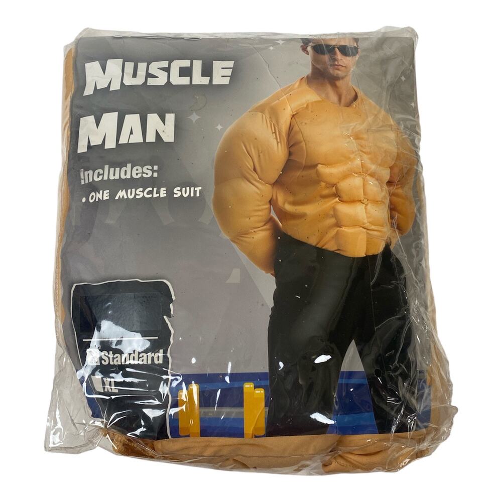 Muscle Man Costume Standard Fit for adult